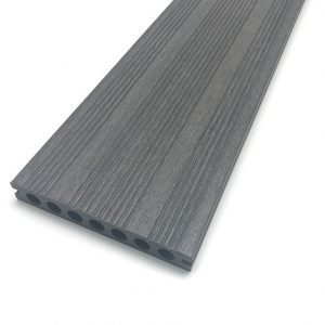 23mm灰色圆孔共挤木塑地板